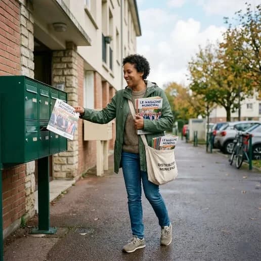 Distribution de brochures et catalogues dans les boîtes aux lettres de Colmar